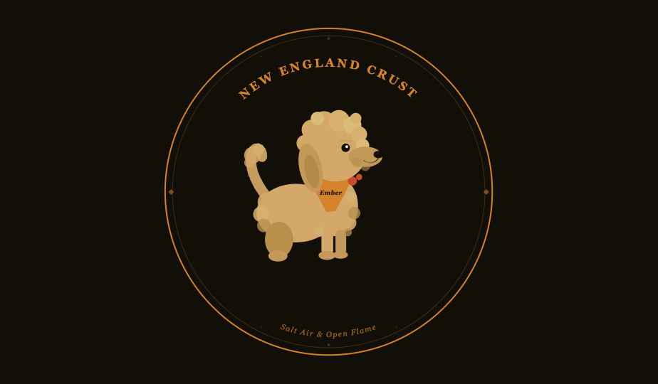 Ember — New England Crust mascot